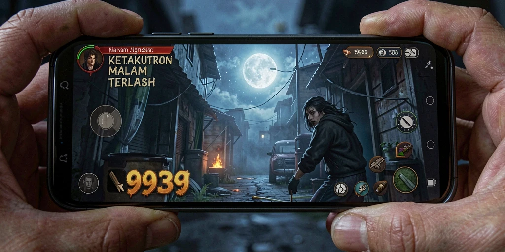 Screenshot menampilkan gameplay menyeramkan dari 9939