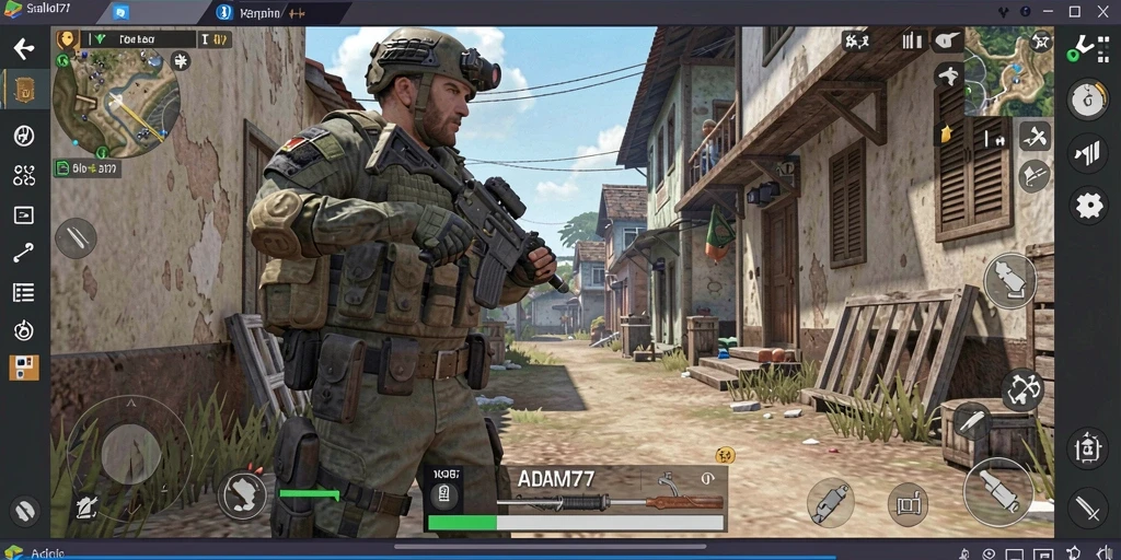 Tampilan gameplay realistik dari ADAM77 yang memukau.