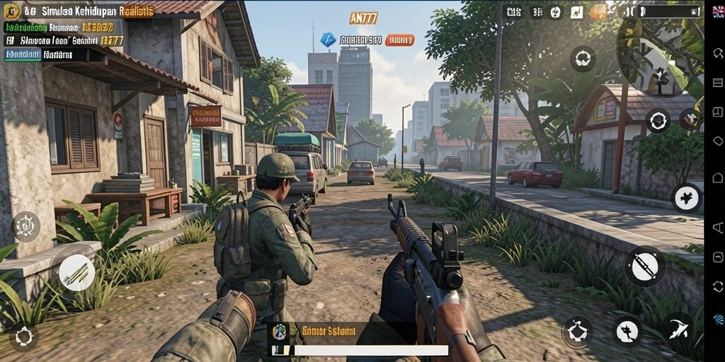 Tampilan gameplay AN777 yang realistis dan menarik.