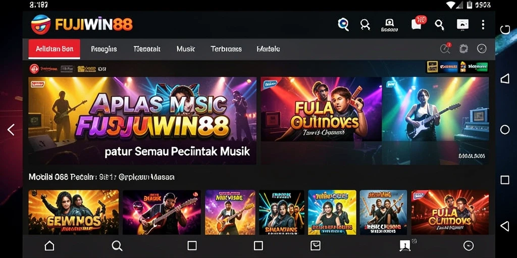 Tampilan screenshot menunjukkan antarmuka gameplay FUJIWIN88 yang dinamis.