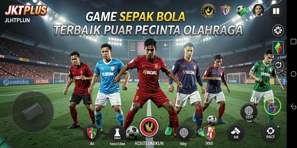 Tampilan gameplay JKTPLUS yang menegangkan dan realistis di lapangan.