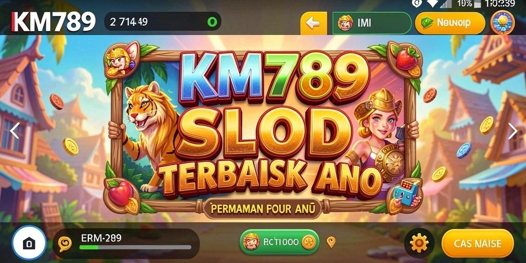 Gameplay Slot KM789 dengan grafis yang menawan.