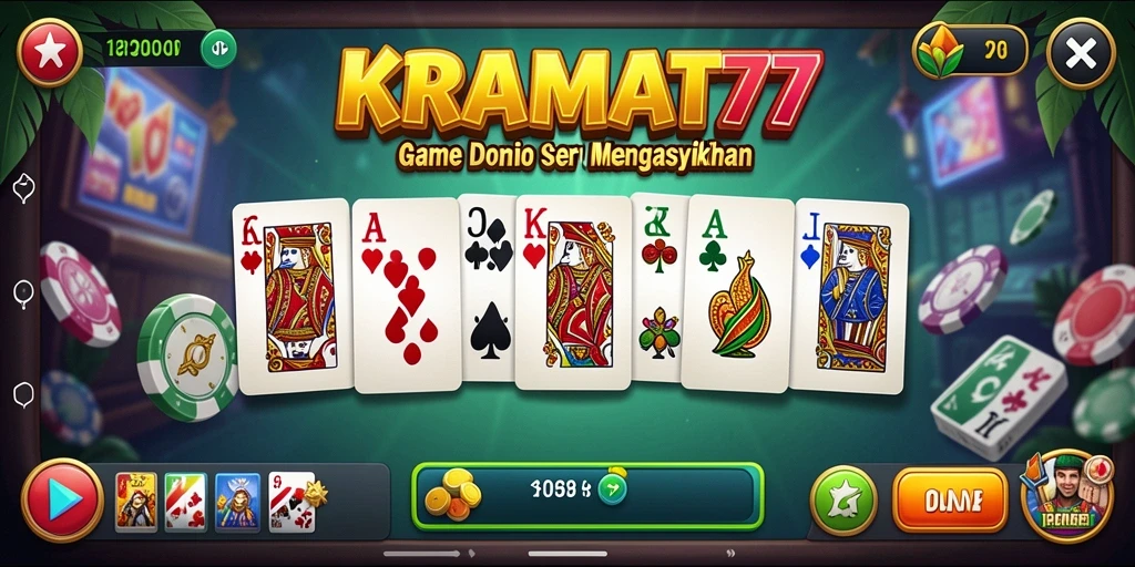 Tampilan gameplay KRAMAT77 yang menarik dan seru.