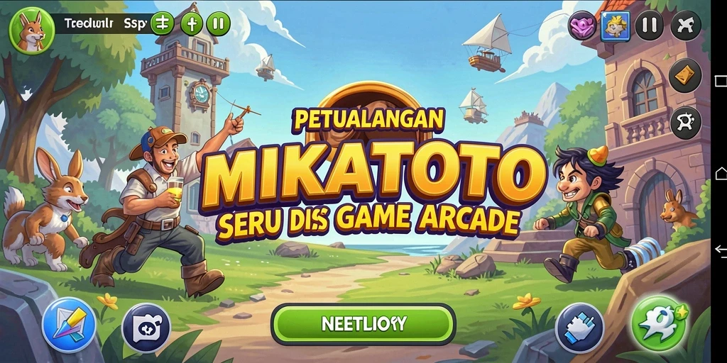 Tangkapan layar gameplay MIKATOTO yang menunjukkan aksi seru dalam permainan Arcade.