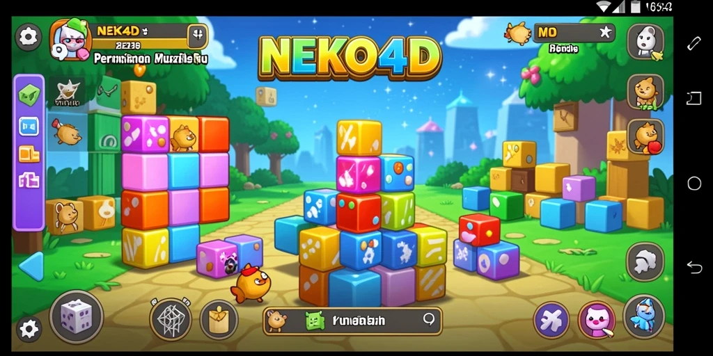 Tampilan gameplay NEKO4D yang menantang dan seru.