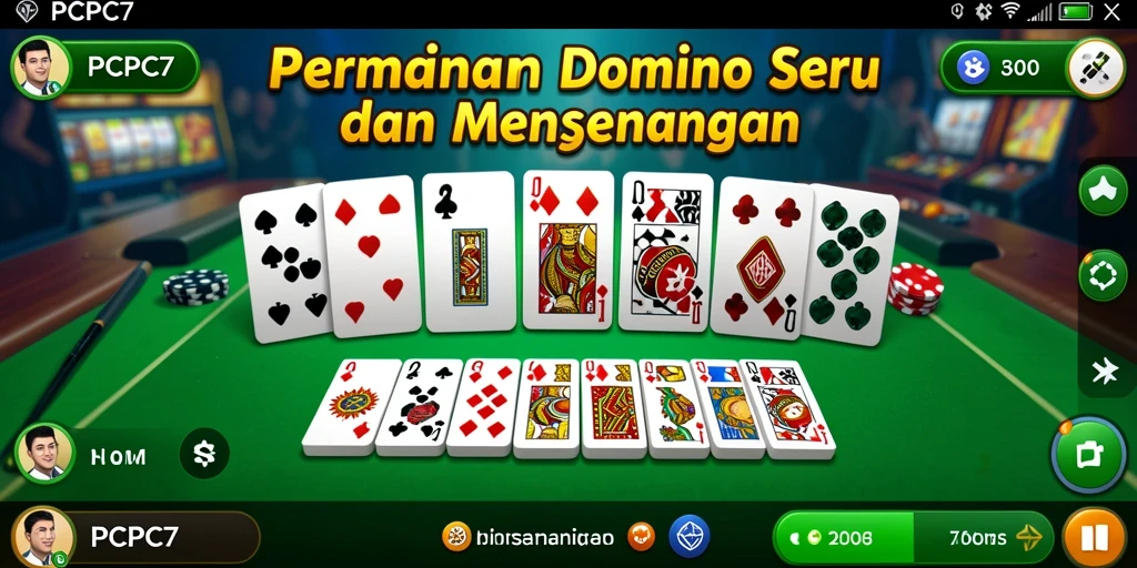 Gameplay seru dan interaktif di PCPC7, permainan domino yang menarik.