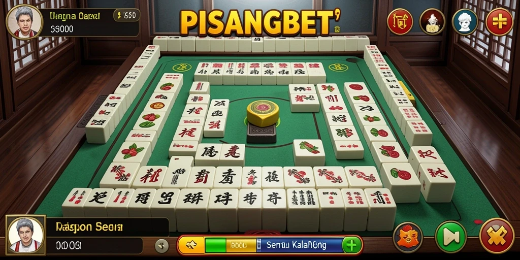 Screenshot gameplay PISANGBET yang menampilkan suasana permainan Mahjong yang seru.