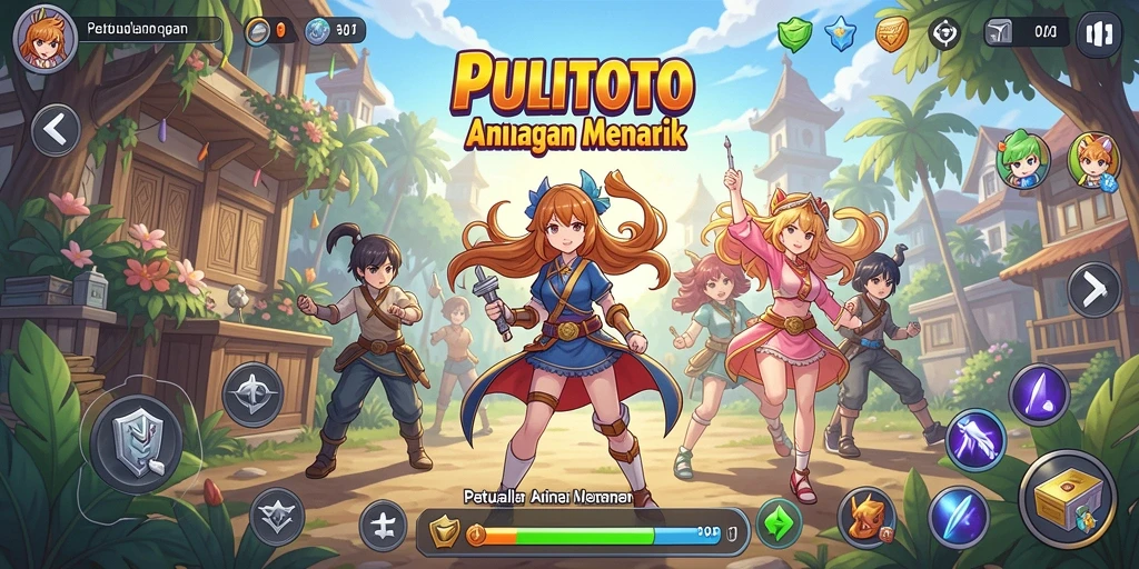 Tampilan gameplay PULITOTO yang mempesona dan penuh aksi.