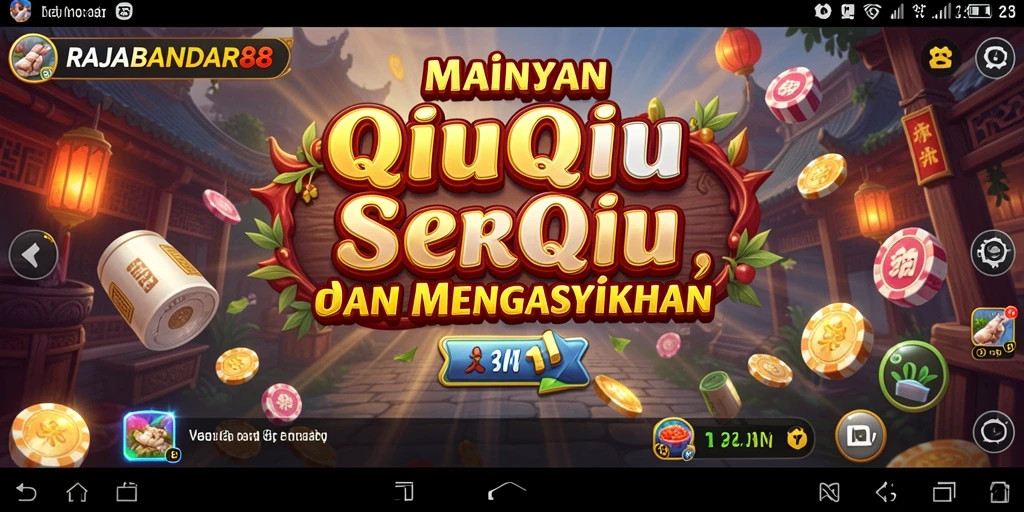 Gameplay menarik dari RAJABANDAR88 dalam permainan QiuQiu.
