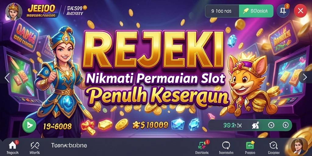 Tampilan menarik dari permainan Slot REJEKI dengan grafis yang memikat.