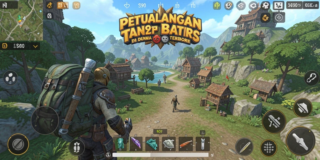 Gameplay S80 yang penuh petualangan dalam dunia terbuka.