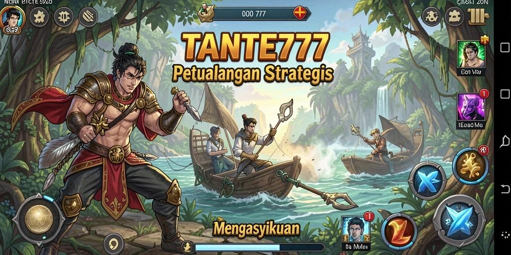Gameplay dinamis di TANTE777 menampilkan strategi pertempuran yang menarik.