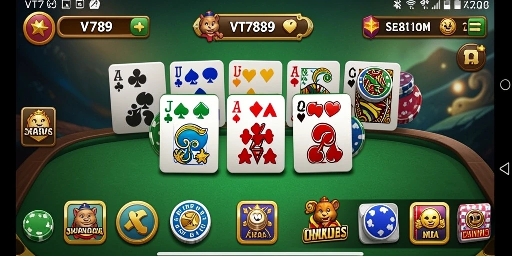 Tampilan seru saat bermain Domino di VT789 dengan teman.