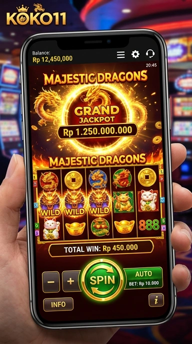 Tampilan aplikasi koko11 yang menarik dan user-friendly.